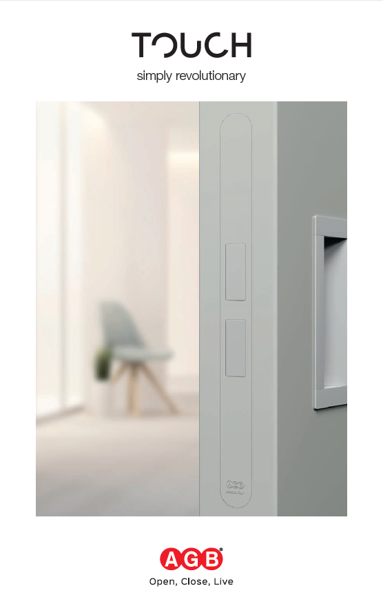 AGB - TOUCH (Concealed Push Lock for discrete Doors)