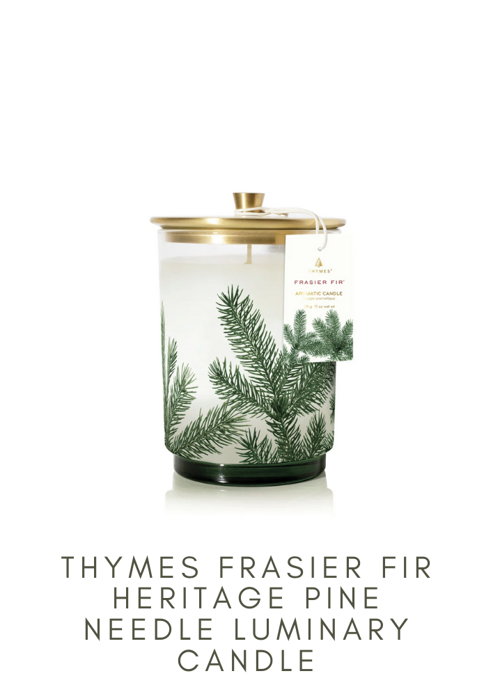 Thymes Frasier Fir Heritage Pine Needle Luminary Candle - Medium