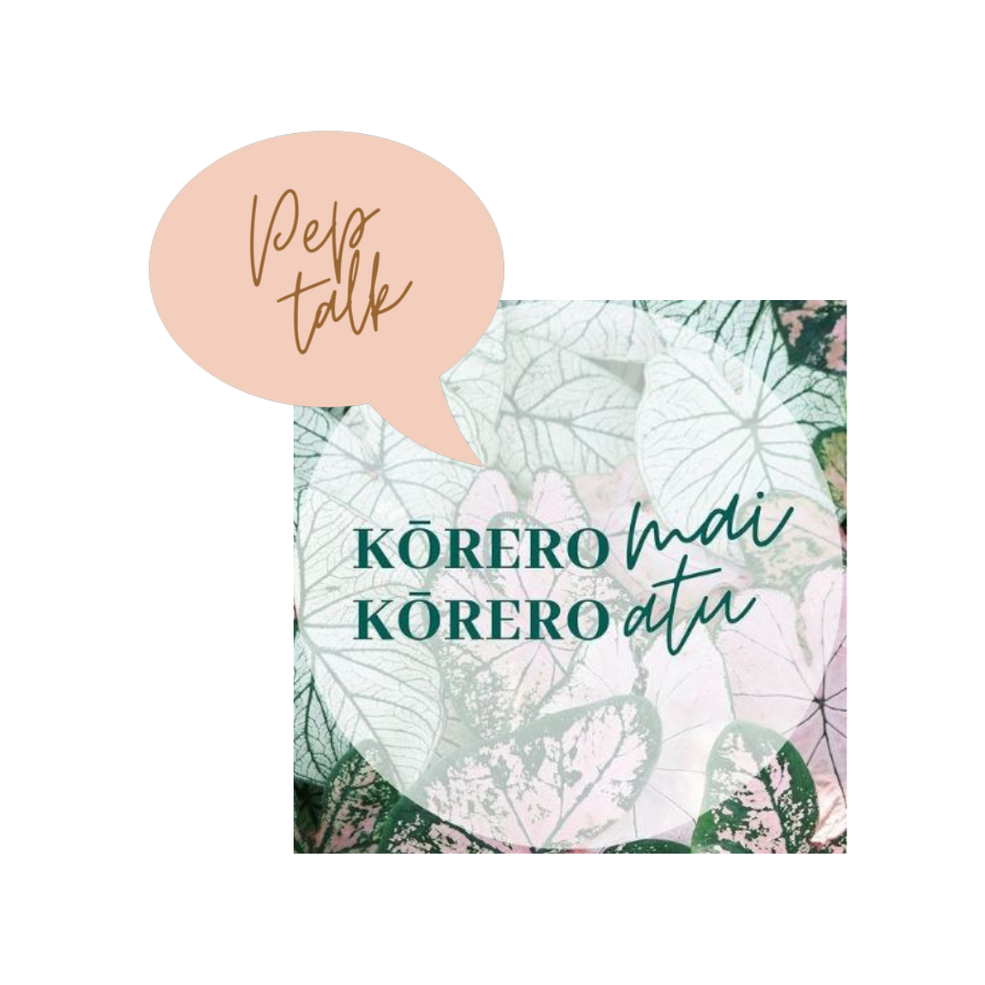 Arohaina's Pep Talk podcast with Grace Kreft