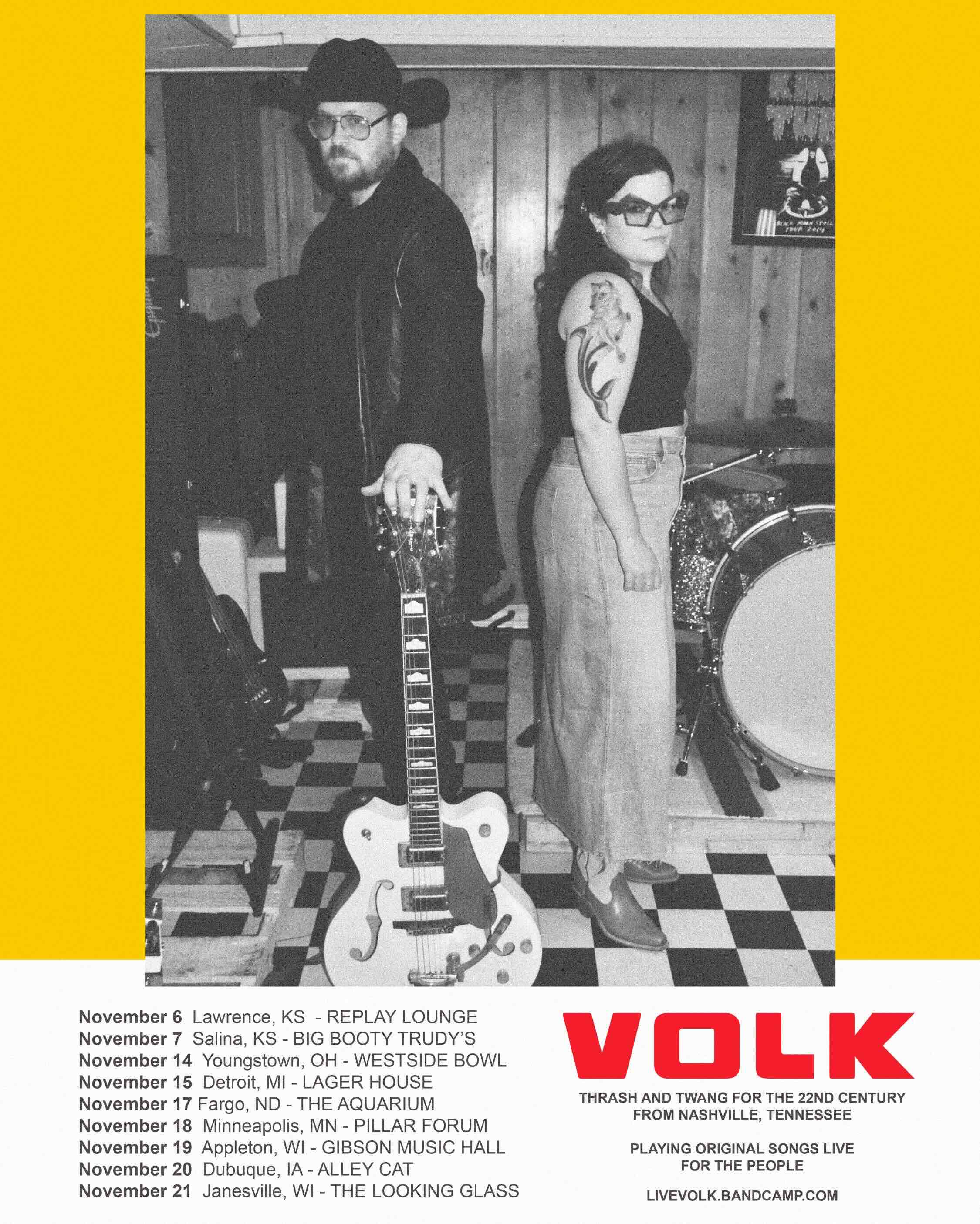 VOLK, Black Widows, El Drifte flyer