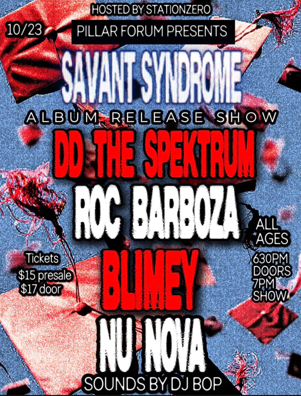 DD the Spektrum, Roc Barboza, Blimey, Nu Nova flyer