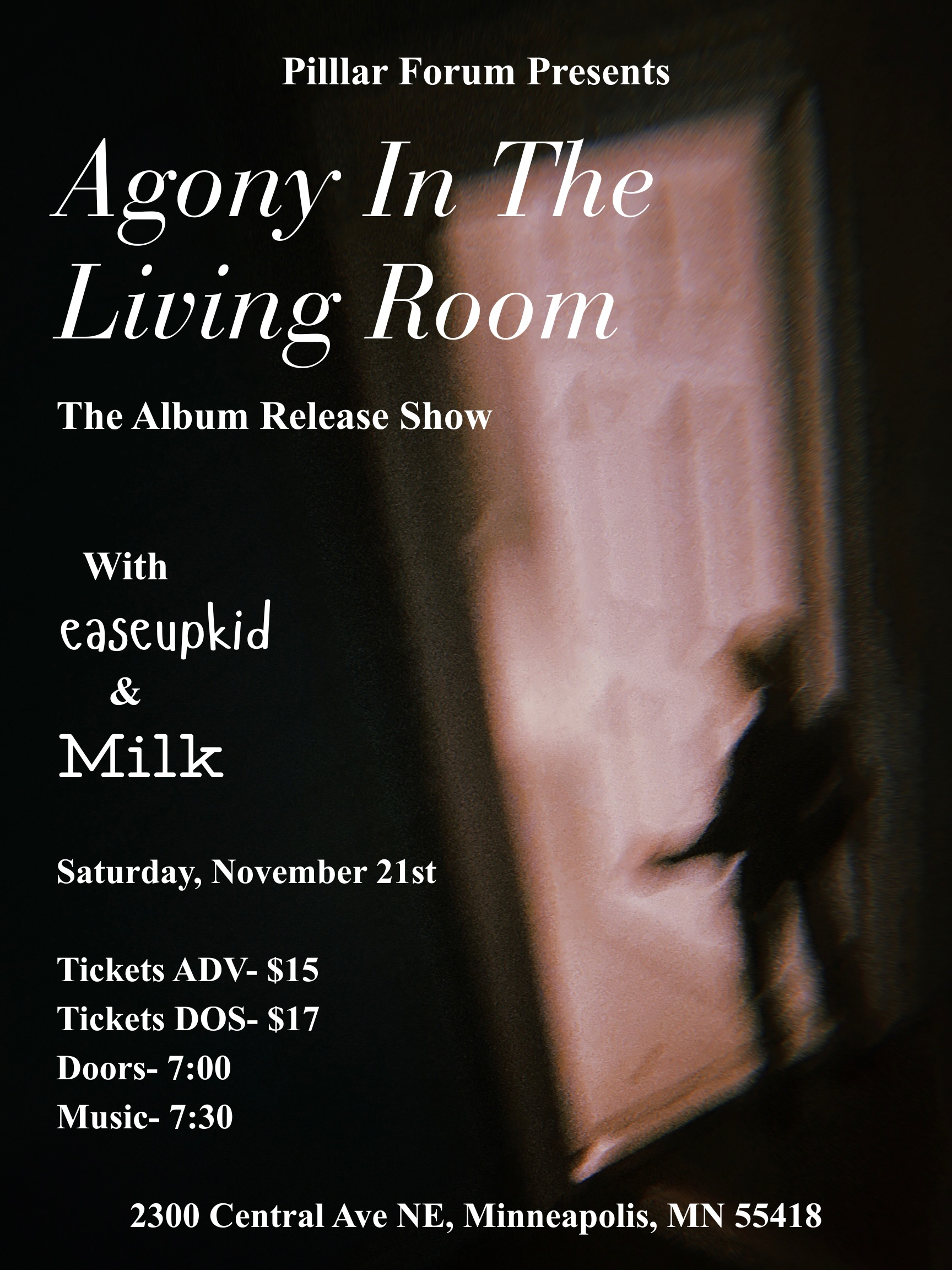 Agony in the Living Room, easeupkid, Milk flyer