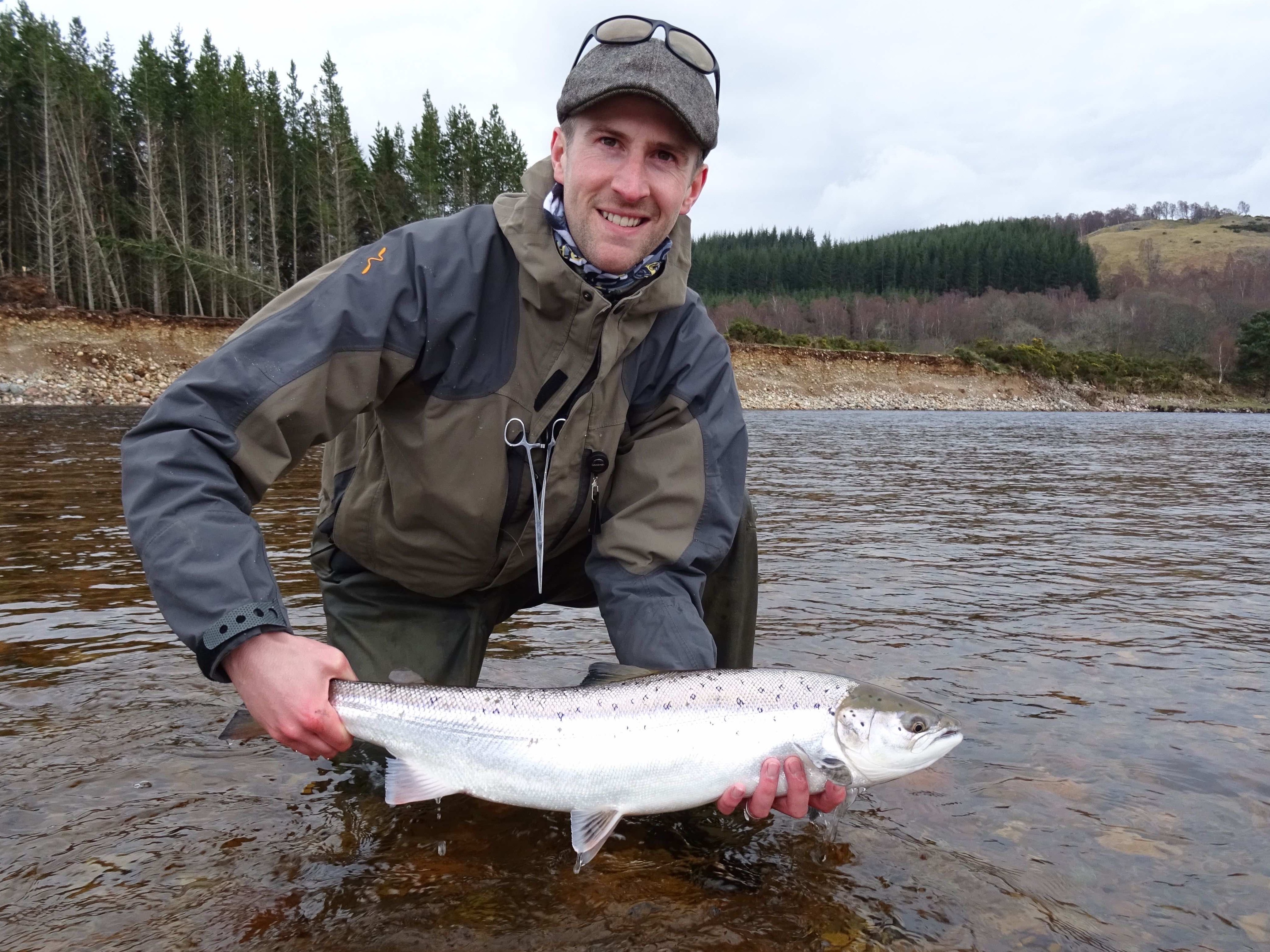 Spring Salmon River Dee caught at Dinnet in 29 pool