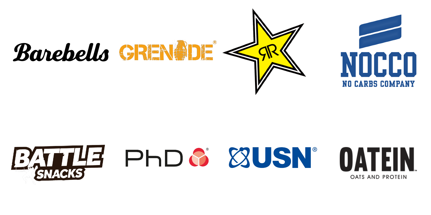 Protein brands logos